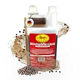 Scheidler horse-direkt Mönchspfeffer Liquid für Pferde 1000ml Hochdosiert – 100% Natürliches Ergänzungsfuttermittel für Pferde – Premium Sud aus Mönchspfeffer - Qualität aus Deutschland