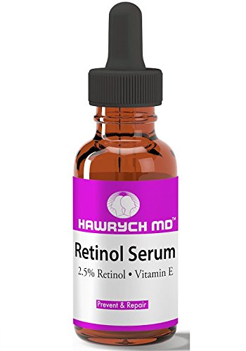 HAWRYCH MD Retinol Serum The Best Anti Aging Serum Diminishes Lines and Wrinkles with Vitamin E (1 oz)