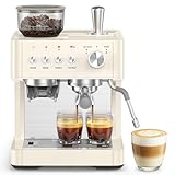 Kismile 20-Bar Espresso Machine with Grinder, Expresso Coffee Machines Coffee...