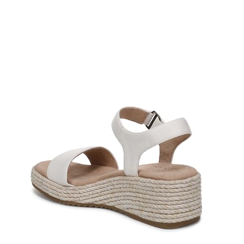Naturalizer Women's Goldie Espadrille Wedge Sandal Warm White Faux Leather 8.5 M by Naturalizer - Used condition - Image 9