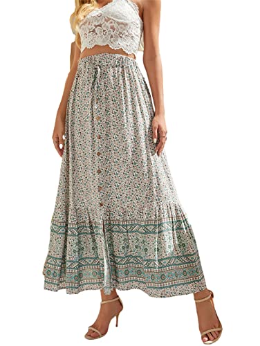 Robe longue évasée vintage fluide et légère sans inconfort S