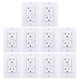 3GRACE 20 Amp GFCI Outlet, Tamper-Resistant GFI Receptacle with LED Indicator, Self-Test Ground Faul