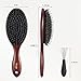 RAVEGO Hair Brush, Boar Bristles Hair Brush for Women Men Kids, Boar & Nylon Bristle Brushes for Smoothing Massaging Scalp Detangling Wet/Dry Hair, Reduce Frizz Dry Restore Natural Shine