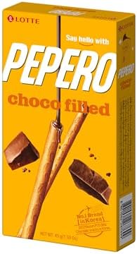 Lotte Pepero Choco Filled Chocolate And Biscuit 50g