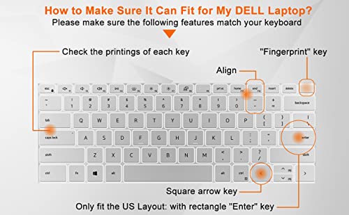 Funda de silicona para teclado Dell XPS 15 y 17 2021-2023 miniatura 2
