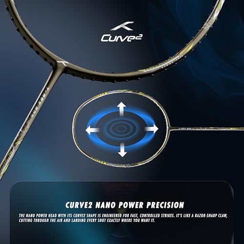 Image of Hundred T-Rex Unstrung Badminton Racket with Full Cover | 84 Grams | Maximum Tension ≤32 lbs