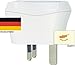 Produktbild Design Reisestecker Adapter für Zypern auf Deutschland, Schukostecker 230V,Umwandlungsstecker CY-D