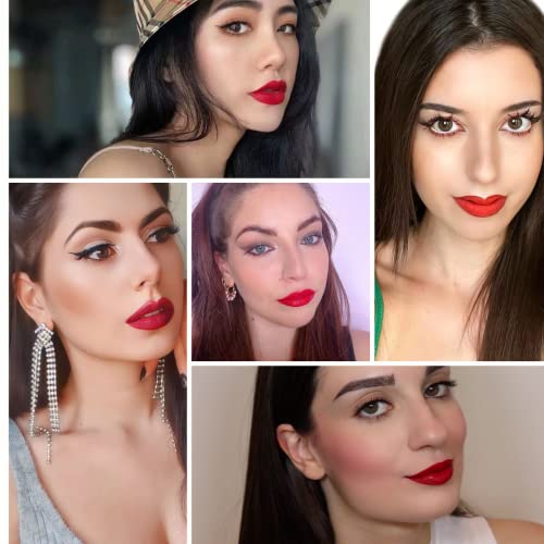 Oulac Matte Liquid Lipsticks - Lip Stian Waterproof 24 Hours Long Lasting Lip Tint With Vitamin E & Rose Oil High Pigment Color,Gluten Free & Vegan Free 3Pcs (M01+M03+M15) #TOP4