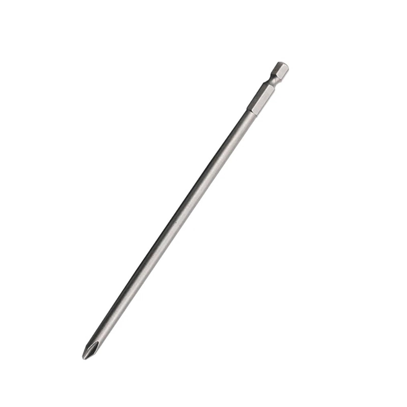 Xchiaueo 1Pcs 150Mm 1Pcs/Set 150Mm Long 1/4Inch Shank S2 Steel Hex Cross Head Screwdriver Bit