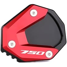 Motorcycle Side Stand Extension Kickstand Plate Compatible With H.onda CB750 H.ornet 2023 2024 2025 2026 | Foot Pad Support CB 750 Accessories red