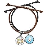 Package Quantity: 2 x bracelet (one black , one brown)