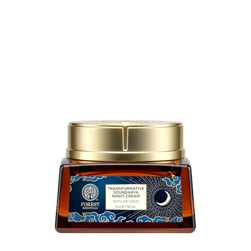 Forest Essentials Bestselling Soundarya Night Cream with 24K Gold...