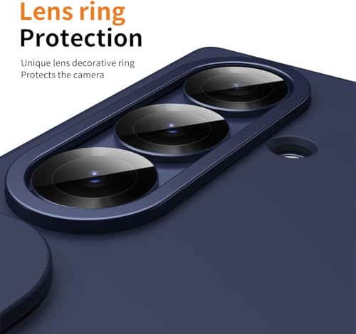 Image of Ultra Hybrid Samsung Galaxy Z Fold 7 (2025) Case with Stand & Hinge Protection | Rugged PC Cover with Wristband, Kickstand, Front Screen Protector | Fold 7 Case for Men & Women (Blue)