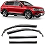 Voron Glass in-Channel Extra Durable Rain Guards for Volkswagen Tiguan 2018-2022, Window Deflectors, Vent Window Visors, 4 Pieces - 220164