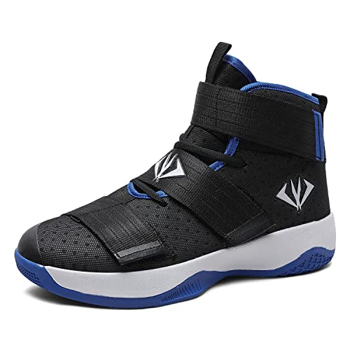 Maugely Men's Women's Breathable Basketball Shoes Students Sports Causal Outdoor Non-Slip Sneakers For Couple Black 5.5/4.5 Us #TOP20