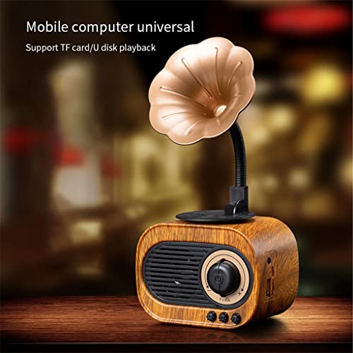 Altavoz Radio Retro Vintage Forma Gramófono miniatura 2