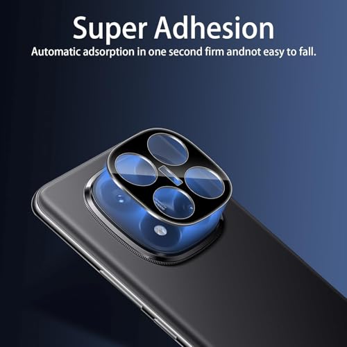 Image of Xmon Back Camera Lens Protector for Redmi Note 14 Pro Plus 5G (1 Pack) Premium Camera Glass Protector Guard, Anti-Scratch, Ultra-Clear, Easy Installation