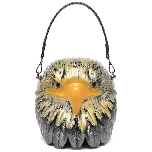 Image of Men PVC Unique Novelty Weird Shape Handbag Purse Detachable Strap Crossbody Shoulder Bag for Women