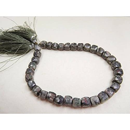 Pierre naturelle de crinoïde facettée LKBEADS de 6mm pour bijoux haut de gamme