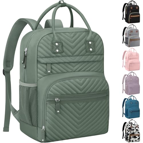 Image of Tenot Diaper Bag Backpack Tote with Insulated Pockets for Men Baby Boys Girls Newborn Unisex Tactical Large Capacity, Multifunctional Waterproof Green