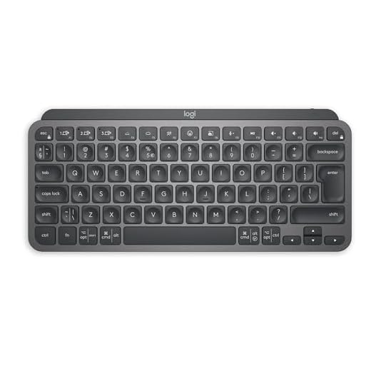 Logitech MX Keys Mini Minimalistisch, Draadloos Verlicht Toetsenbord, Compact, Bluetooth, USB-C, Compatibel met Apple macOS, iOS, Windows, Linux, Android, Metalen Constructie - Donkergrijs