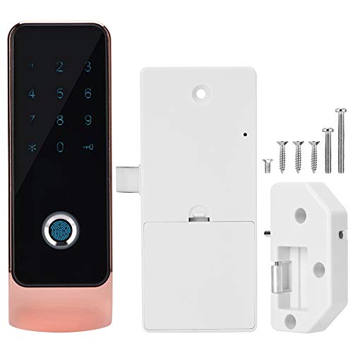 Preisvergleich Produktbild Fingerabdrucksperre, Smart Digital Lock Fingerabdruck Biometrisches Türschloss Keyless Touchscreen-Tastatur Elektronisches Türsicherheitsschloss