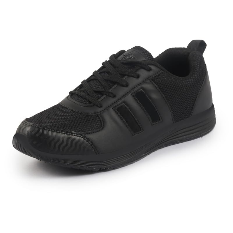 Image of FAUSTO Unisex Unisex School Uniform Shoes|Boys & Girls Lace Up School Shoes|Breathable Comfort Insole Kids School Shoes