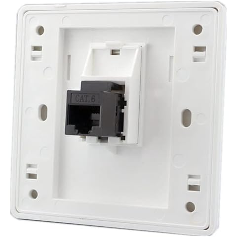 CAT6 RJ45 Female to Female Wall Plate Cover