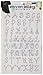 Dritz Iron-On 1" Script Letters - clear rhinestone