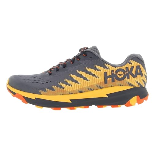 HOKA Torrent 3 Herren Trail-Laufschuhe Schwarz Orange, Castlerock Sherbet, 40 2/3 EU