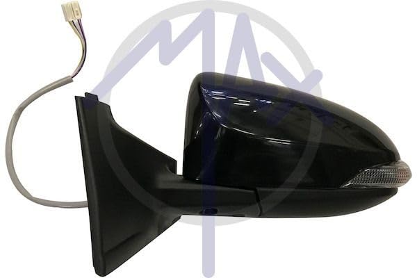 MAX MTT118-L Specchietto retrovisore esterno convesso per regolazione elettrica specchio Sx Compatibilità con TOYOTA Yaris Hatchback P13 Yaris III Van XP13