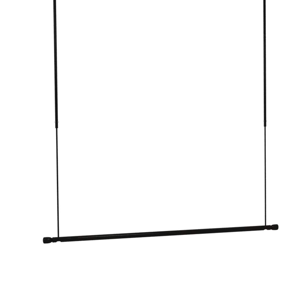 JKJZSALJ Hanging Clothes Racks In Clothing Stores, Retractable Adjustable Clothes Rails, Retail Store Clothing Display Racks, Ceiling Clothing Hangers, Used In Bridal Sh,Black,100Cm