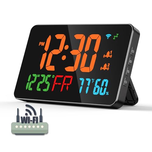 Anfiodas WiFi �f�X�N�g�b�v���v�J�����_�[ �C���e���W�F���g���x�v���x�v �f�W�^�� LED �f�B�X�v���C�t�� WIFI �����Z��/4 ���x�������\�Ȗ��邳/APP �����[�g�r���[/�z�[�� �I�t�B�X �w�Z �q�ɗp�̍����x�����T�|�[�g (�I�����W