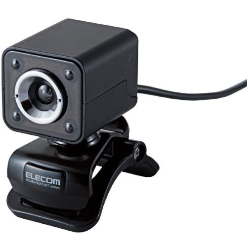 ELECOM WEBカメラ 200万画素 1/4インチCMOSセンサ ガラスレンズ搭載 筒型 イヤホンマイク付 ブラック UCAM-DLA200HBK Amazon.co.jp: 【2011年モデル】ELECOM WEBカメラ 200万画素 1/4