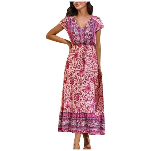 Robe décontractée fleurie idéale pour vos balades estivales et sorties quotidiennes