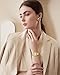 CIVO Reloj Mujer Oro Acero: Pequeño Analogico Cuadrado Relojes Pulsera Cuarzo Impermeable Imagen de CIVO Reloj Mujer Oro Acero: Pequeño Analogico Cuadrado Relojes Pulsera Cuarzo Impermeable