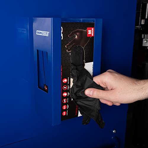 oemtools 23124 blue magnetic glove dispenser disposable gloves box holder magnetic glove box holder for wall mount
