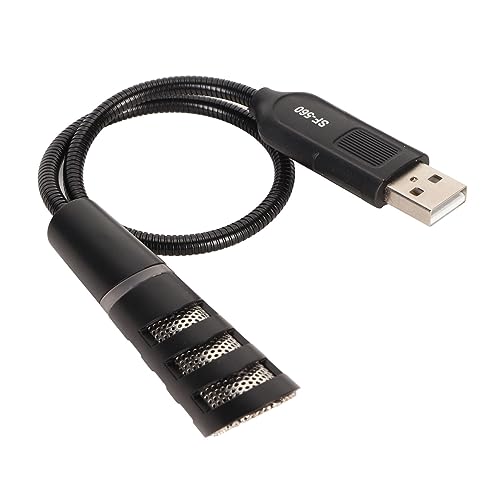 Micro col de cygne USB anti-bruit pour filtrer les sons parasites sur PC et Mac