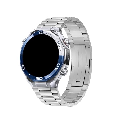 Correa de acero inoxidable de 22mm compatible con Huawei Watch GT 5 Pro 4 46mm metal