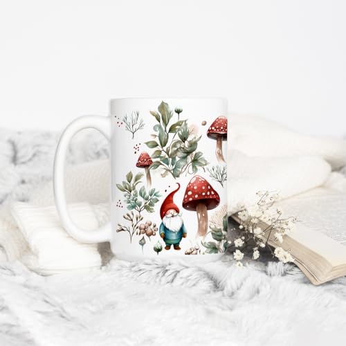 Taza de cerámica Loftipop 15 oz con diseño seta miniatura 3