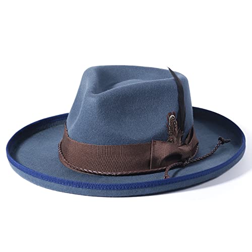 Amazon.com: YESCRIBIR: Vintage Fedora Hat display picture 3