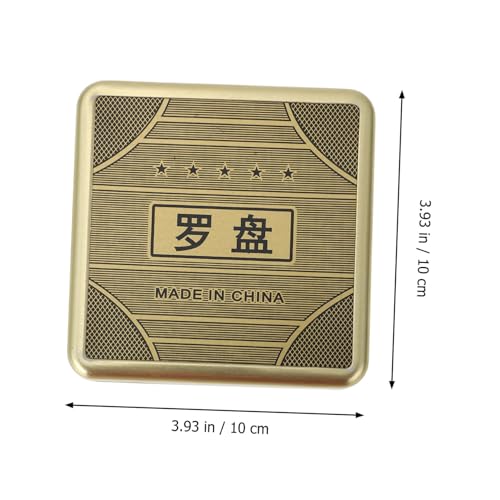 Brújula Feng Shui Antigua Aleación Precisión 10cm miniatura 2