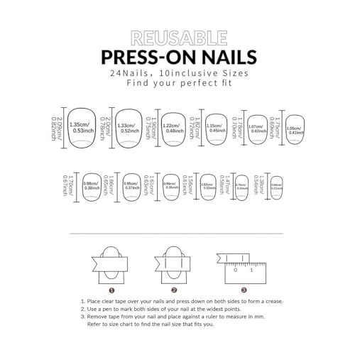 Image of Summer Press on Nails Short Oval Fake Nails Starfish Flower with Design Glossy Full Cover Stick on Nail for Women Manicure 24Pcs