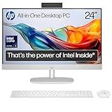 HP 24-cr2002na 23.8" All-in-One Desktop PC | Intel Core Ultra 5 225U | 8GB RAM | 1TB SSD | Full HD Display | Built In Speakers | Windows 11 Home | White