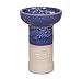 VODETA - Cazoleta para Cachimba | Sisha | Hookah de Cerámica Artesanal - Tipo Phunnel, Barro Blanco, Compatible con todos los Gestores de Calor
