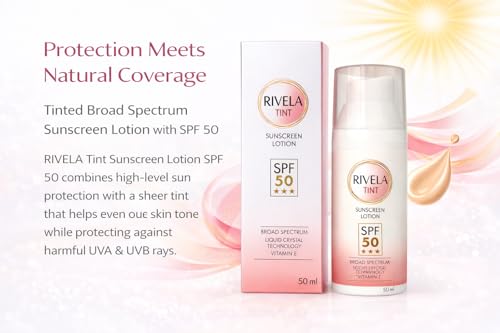Image of Tint Sunscreen Lotion SPF 50 | Broad Spectrum | Lightweight Tinted Formula | Vitamin E & Liquid Crystal Technology | 50ml (Tint SPF 50)