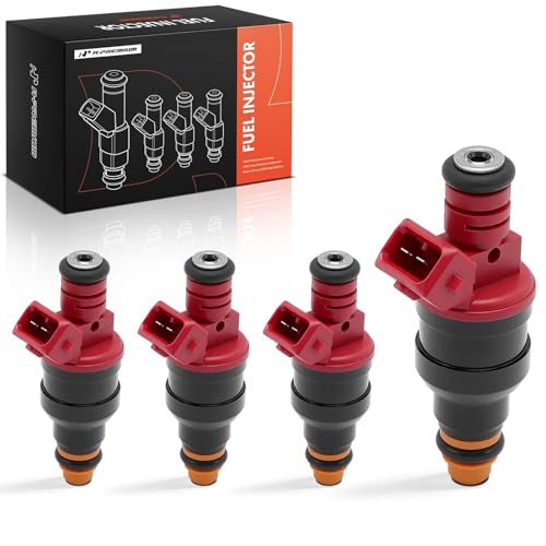 A-Premium Fuel Injectors Set of 4 Compatible with Ford, Mazda