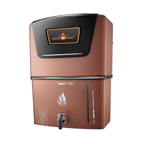 Image of AQUA D PURE Copper RO+UV+UF Water Purifier with Mineral Retention Technology, 12L Storage Tank, Suitable for Borewell, Tanker and Municipal Water