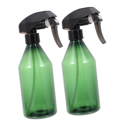 IWOWHERO Botellas De Spray Recargables Hogar 2 Unidades 300 Ml Transparentes Pulverizador Tipo Prensa Multifuncional Para Jardín y Cuidado Del Cabello
