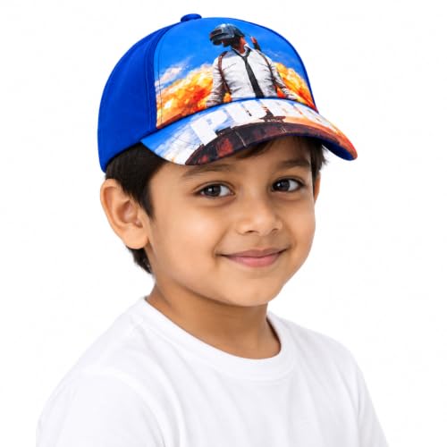Image of VRITRAZ Children's Baseball Cap for Boys & Girls | Adjustable Lightweight Casual Hat | Breathable Summer Sports Cap for School, Travel, Beach & Outdoor Play (4-12 Years)